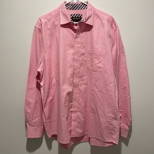 Johnston & Murphy Men's Pink Dress Shirt Size Large NWOT